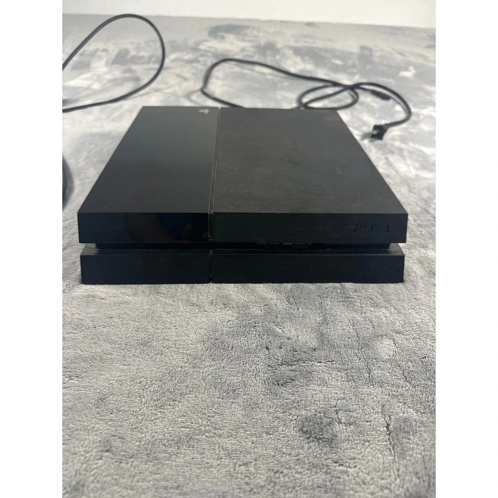 Sony PlayStation 4 PS4 Console 500GB Jet Black CUH-1001A with Cables
